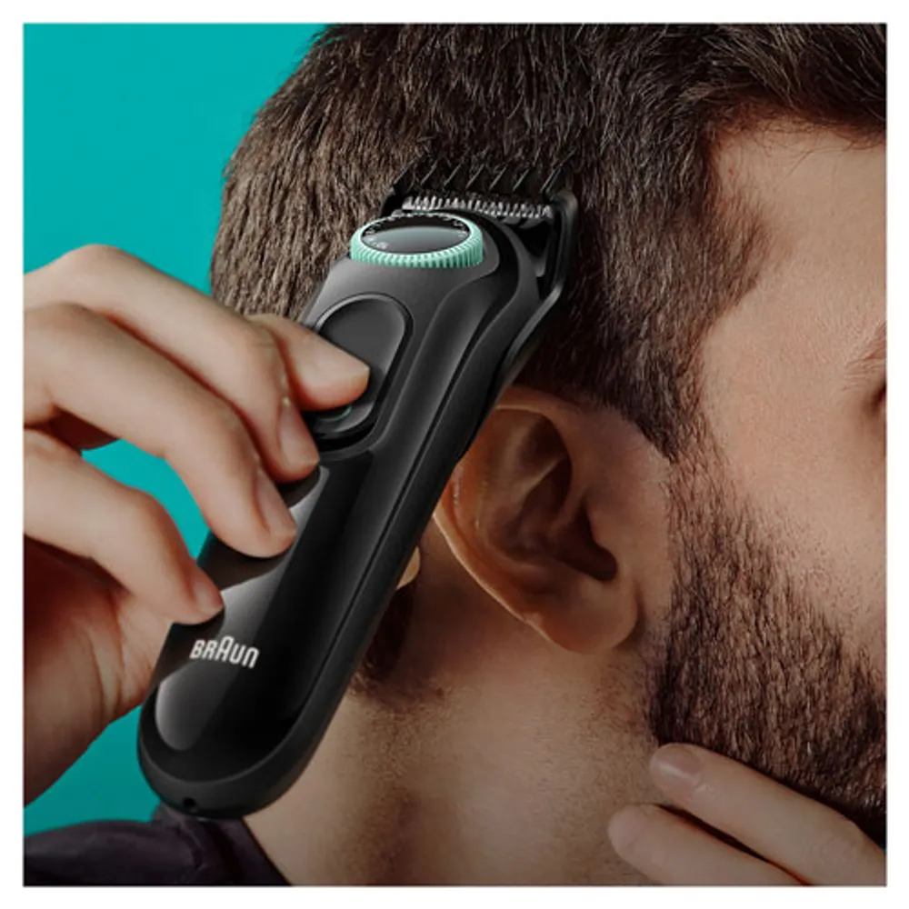 Braun Series 3 3450 5-in-1 Men's Electric Grooming Kit with Beard Hair  Trimmer, Black