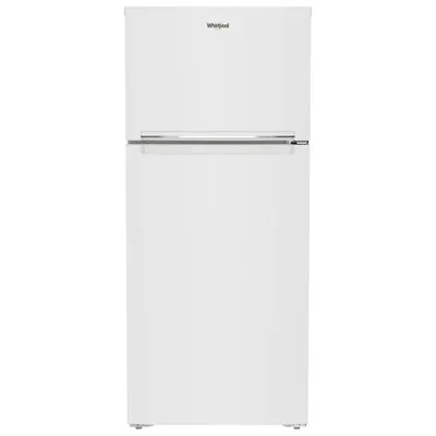 Réfrigérateur à congélateur supérieur 16,6 pi³ 29 po de Whirlpool (WRTX5028PW) - Blanc