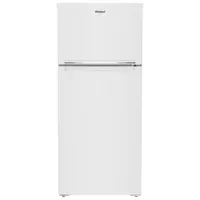 Réfrigérateur à congélateur supérieur 16,6 pi³ 29 po de Whirlpool (WRTX5028PW) - Blanc