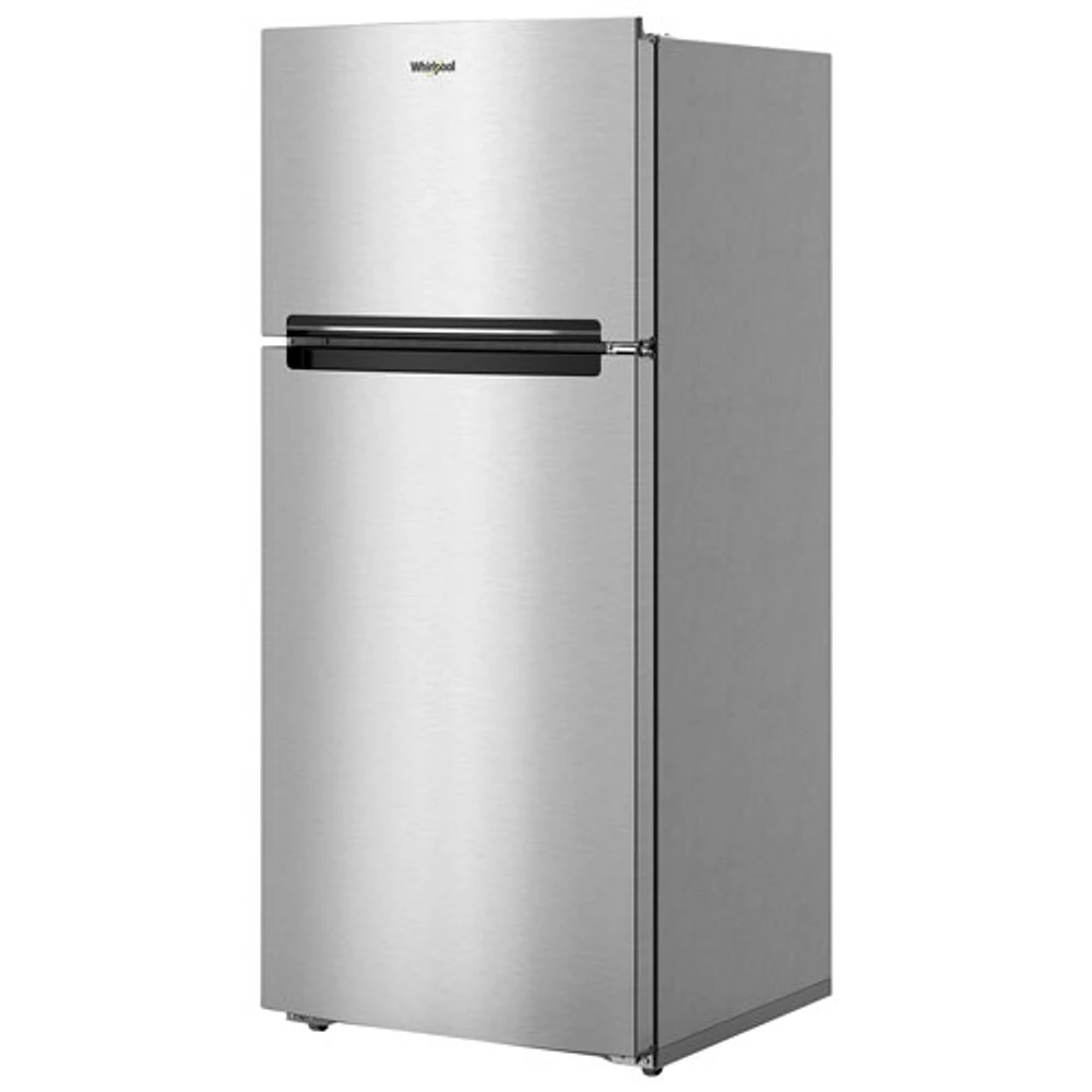 Réfrigérateur à congélateur supérieur 16,6 pi³ 29 po de Whirlpool (WRTX5028PM) - Acier Dolos