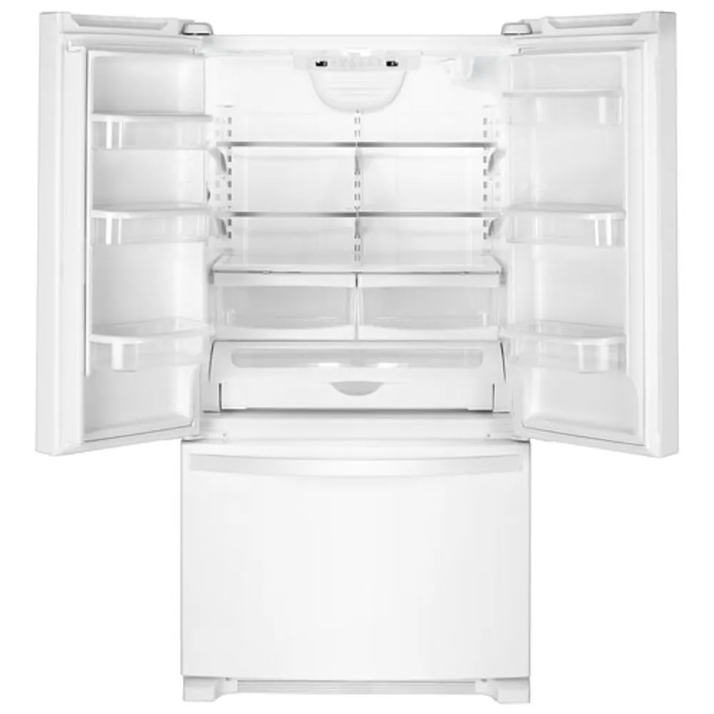 Whirlpool 33" 22.1 Cu. Ft. French Door Refrigerator with Water Dispenser (WRFF5333PW) - White