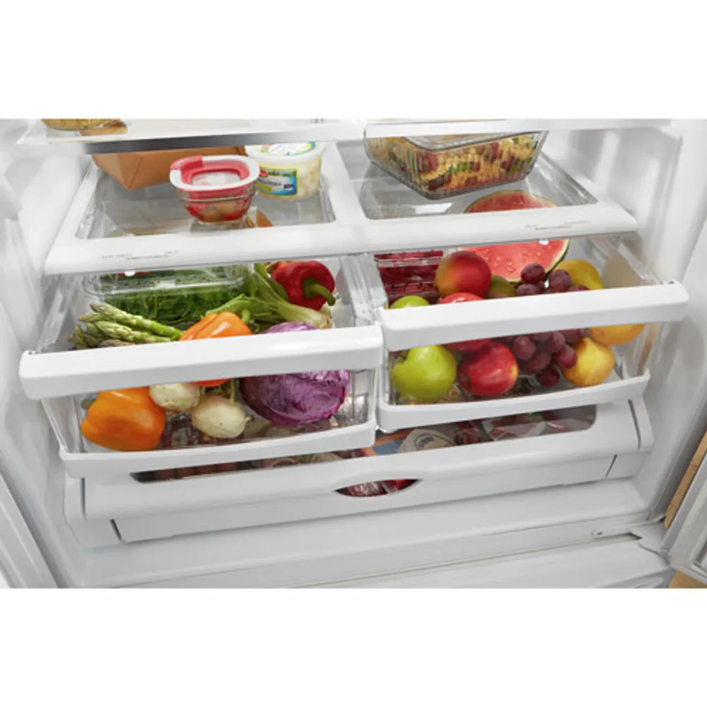 Whirlpool 33" 22.1 Cu. Ft. French Door Refrigerator with Water Dispenser (WRFF5333PW) - White