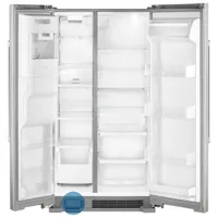 Maytag 36" 24.5 Cu. Ft. Side-By-Side Refrigerator with Water & Ice Dispenser (MSS25C4MGZ) - Stainless Steel