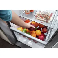 Maytag 36" 20.6 Cu. Ft. Side-By-Side Refrigerator with Water & Ice Dispenser (MSC21C6MFZ) - Stainless Steel