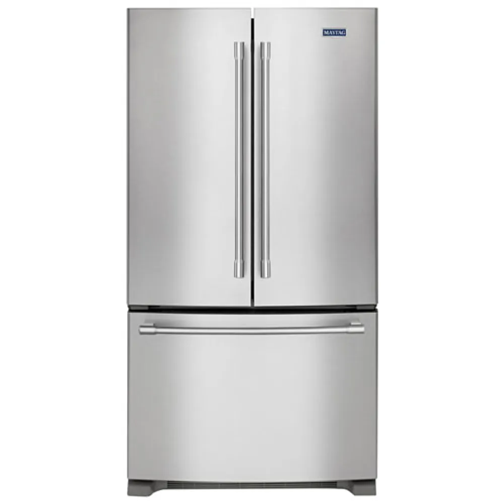 Maytag 33" 22.1 Cu. Ft. French Door Refrigerator with Water Dispenser (MRFF5033PZ) - Stainless Steel