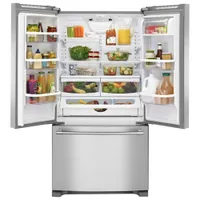 Maytag 33" 22.1 Cu. Ft. French Door Refrigerator with Water Dispenser (MRFF5033PZ) - Stainless Steel