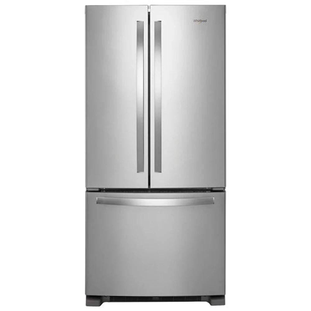 Whirlpool 33" 22.1 Cu. Ft. French Door Refrigerator with Water Dispenser (WRFF5333PZ) - Stainless Steel