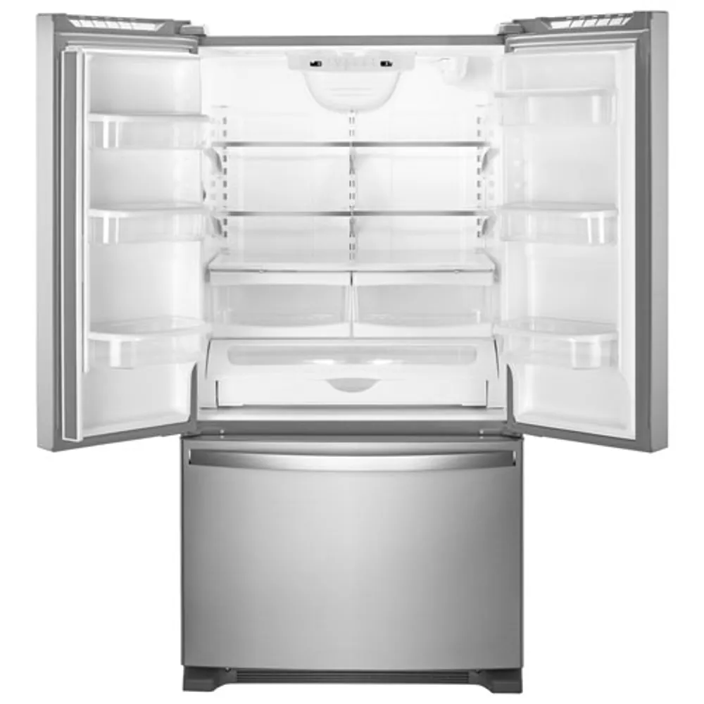 Whirlpool 33" 22.1 Cu. Ft. French Door Refrigerator with Water Dispenser (WRFF5333PZ) - Stainless Steel