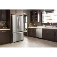 Whirlpool 33" 22.1 Cu. Ft. French Door Refrigerator with Water Dispenser (WRFF5333PZ) - Stainless Steel