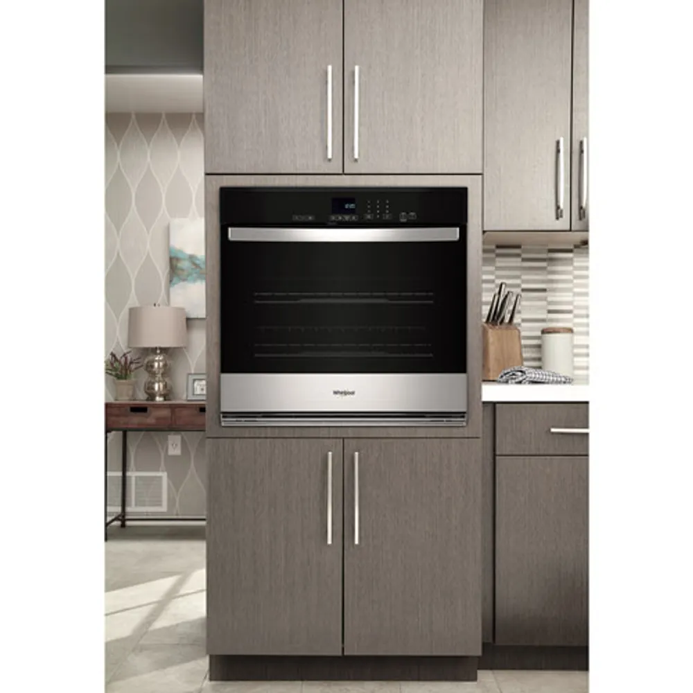 Whirlpool 27" 4.3 Cu. Ft. Self-Clean Electric Wall Oven (WOES3027LS) - Stainless Steel