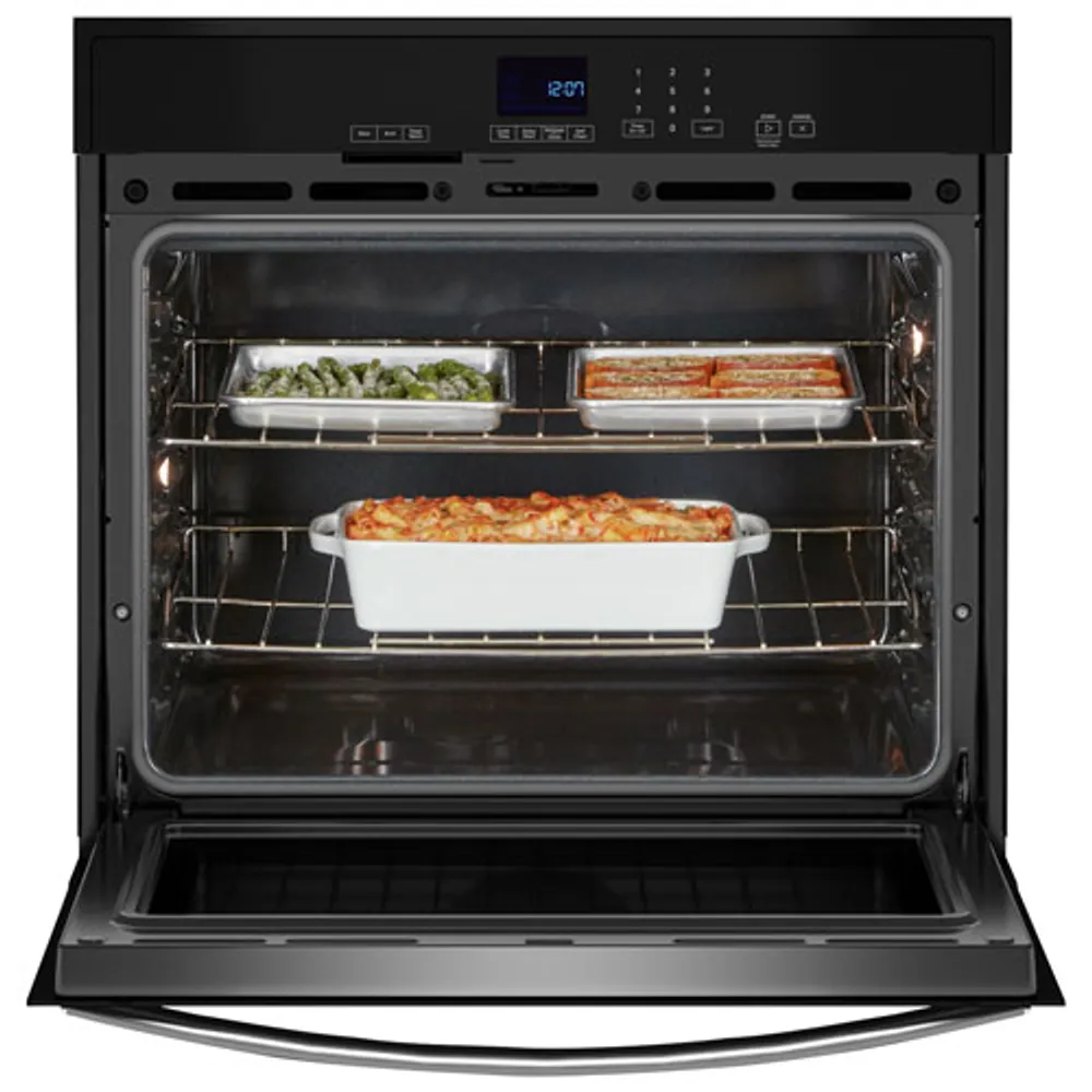 Whirlpool 27" 4.3 Cu. Ft. Self-Clean Electric Wall Oven (WOES3027LS) - Stainless Steel
