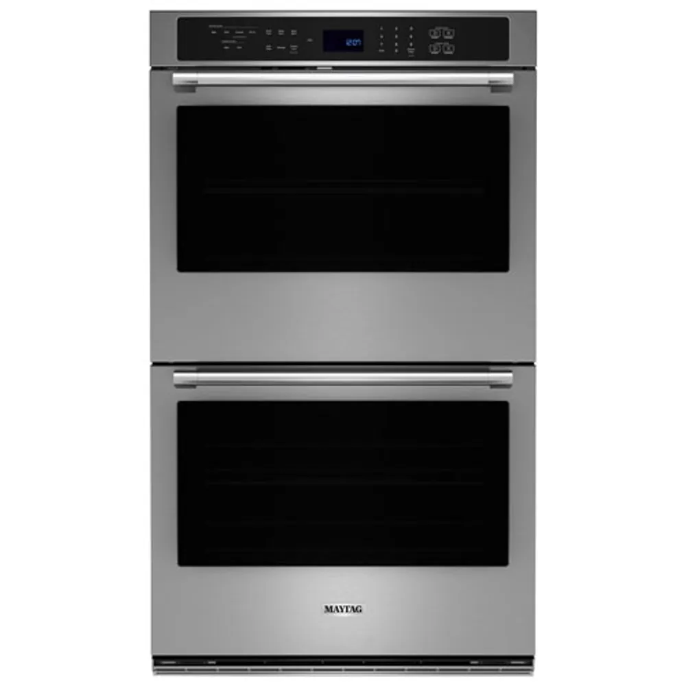 Maytag 27" 8.6 Cu. Ft. Double True Convection Electric Wall Oven (MOED6027LZ) - Stainless Steel