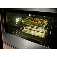 Maytag 27" 8.6 Cu. Ft. Double True Convection Electric Wall Oven (MOED6027LZ) - Stainless Steel