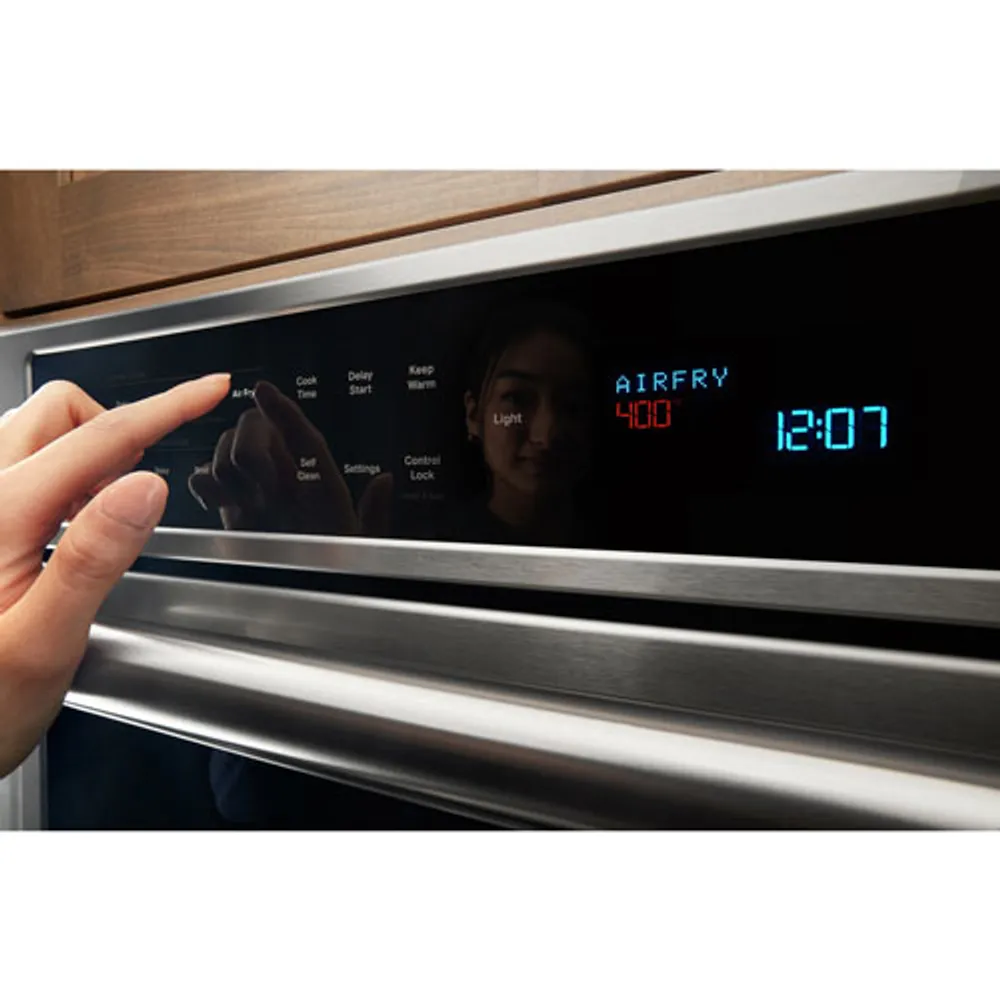 Maytag 27" 8.6 Cu. Ft. Double True Convection Electric Wall Oven (MOED6027LZ) - Stainless Steel