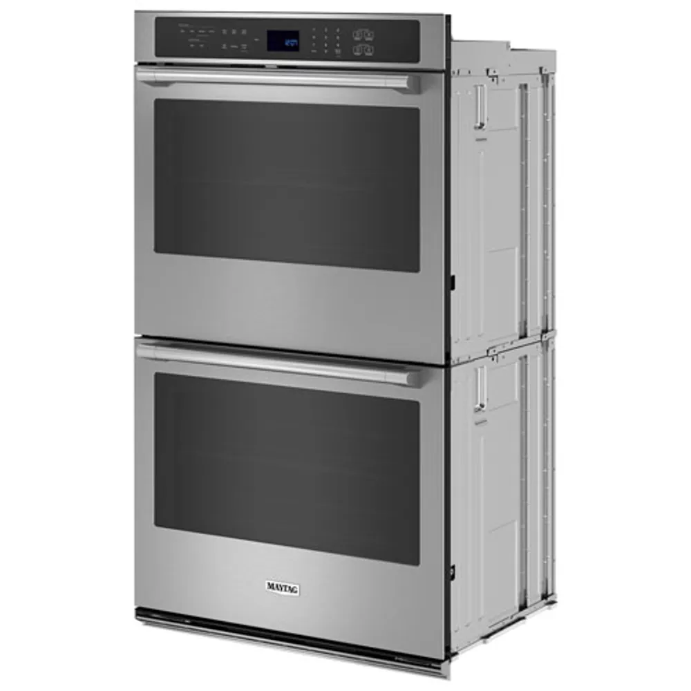 Maytag 27" 8.6 Cu. Ft. Double True Convection Electric Wall Oven (MOED6027LZ) - Stainless Steel