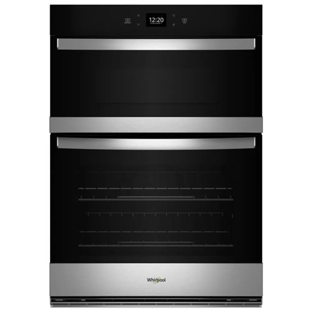 Whirlpool 29" 6.4 Cu. Ft. Combination Self-Clean Electric Wall Oven (WOEC5030LZ) - Stainless Steel