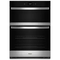 Whirlpool 29" 6.4 Cu. Ft. Combination Self-Clean Electric Wall Oven (WOEC5030LZ) - Stainless Steel