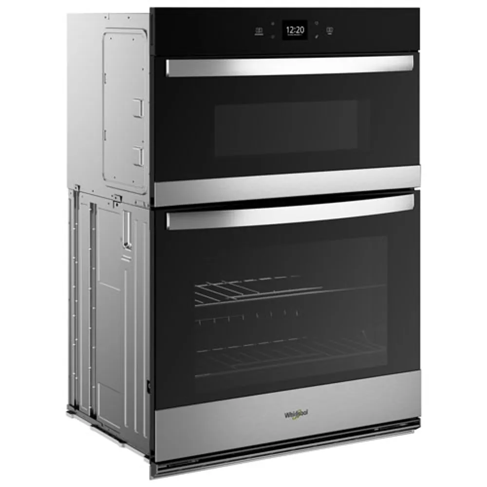 Whirlpool 29" 6.4 Cu. Ft. Combination Self-Clean Electric Wall Oven (WOEC5030LZ) - Stainless Steel