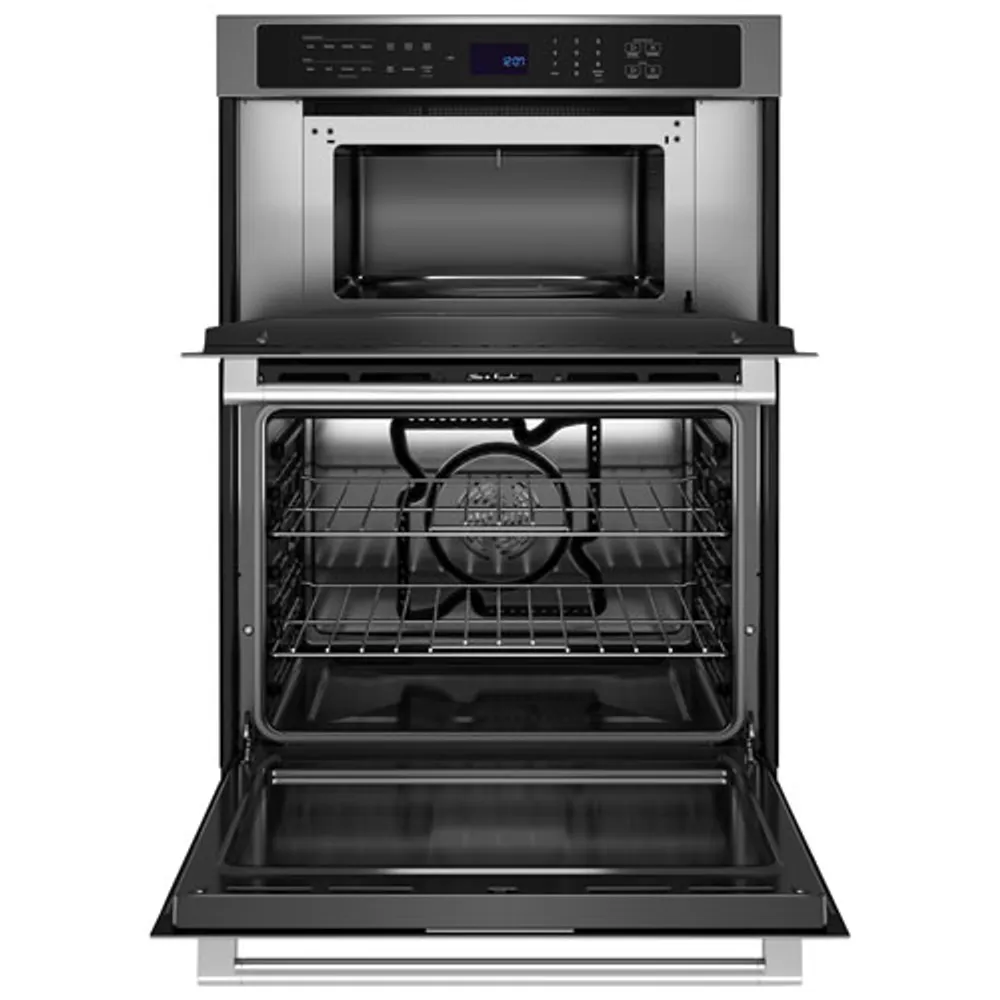 Maytag 30" 6.4 Cu. Ft. Combination True Convection Electric Wall Oven (MOEC6030LZ) - Stainless Steel