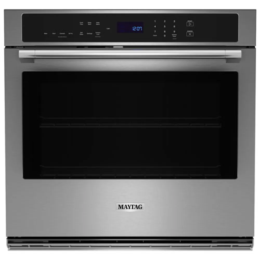 Maytag 27" 4.3 Cu. Ft. True Convection Electric Wall Oven (MOES6027LZ) - Stainless Steel