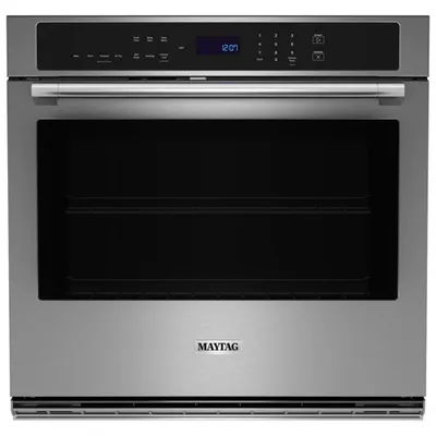 Maytag 27" 4.3 Cu. Ft. True Convection Electric Wall Oven (MOES6027LZ) - Stainless Steel