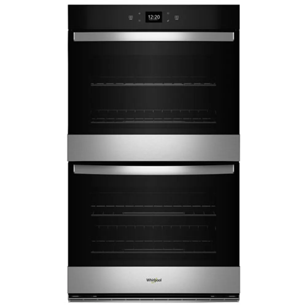 Whirlpool 30" 10.0 Cu. Ft. Double Self-Clean Electric Wall Oven (WOED5030LZ) - Stainless Steel