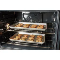 Whirlpool 30" 10.0 Cu. Ft. Double Self-Clean Electric Wall Oven (WOED5030LZ) - Stainless Steel