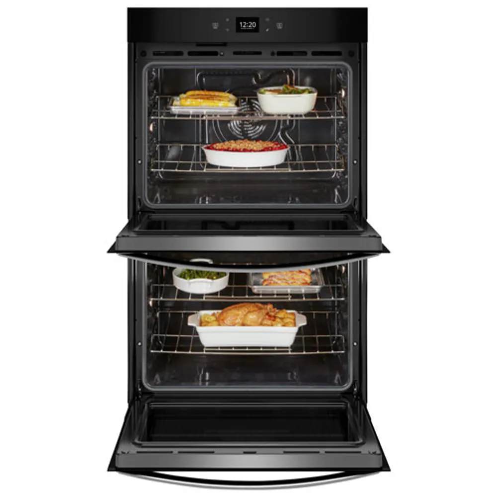 Whirlpool 30" 10.0 Cu. Ft. Double Self-Clean Electric Wall Oven (WOED5030LZ) - Stainless Steel