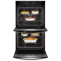 Whirlpool 30" 10.0 Cu. Ft. Double Self-Clean Electric Wall Oven (WOED5030LZ) - Stainless Steel