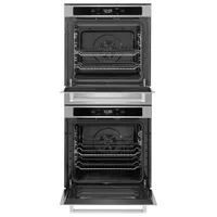KitchenAid 24" 5.8 Cu. Ft./5 Cu. Ft. True Convection Electric Double Wall Oven (KODC504PPS) - Stainless Steel