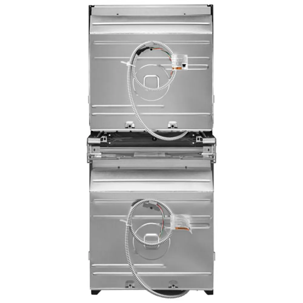 KitchenAid 24" 5.8 Cu. Ft./5 Cu. Ft. True Convection Electric Double Wall Oven (KODC504PPS) - Stainless Steel