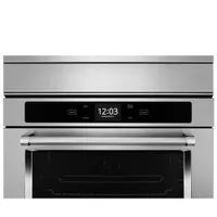 KitchenAid 24" 5.8 Cu. Ft./5 Cu. Ft. True Convection Electric Double Wall Oven (KODC504PPS) - Stainless Steel