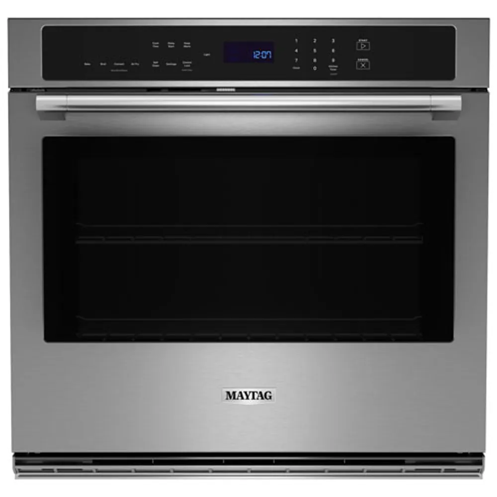 Maytag 30" 5.0 Cu. Ft. True Convection Electric Wall Oven (MOES6030LZ) -Fingerprint Resistant Stainless Steel