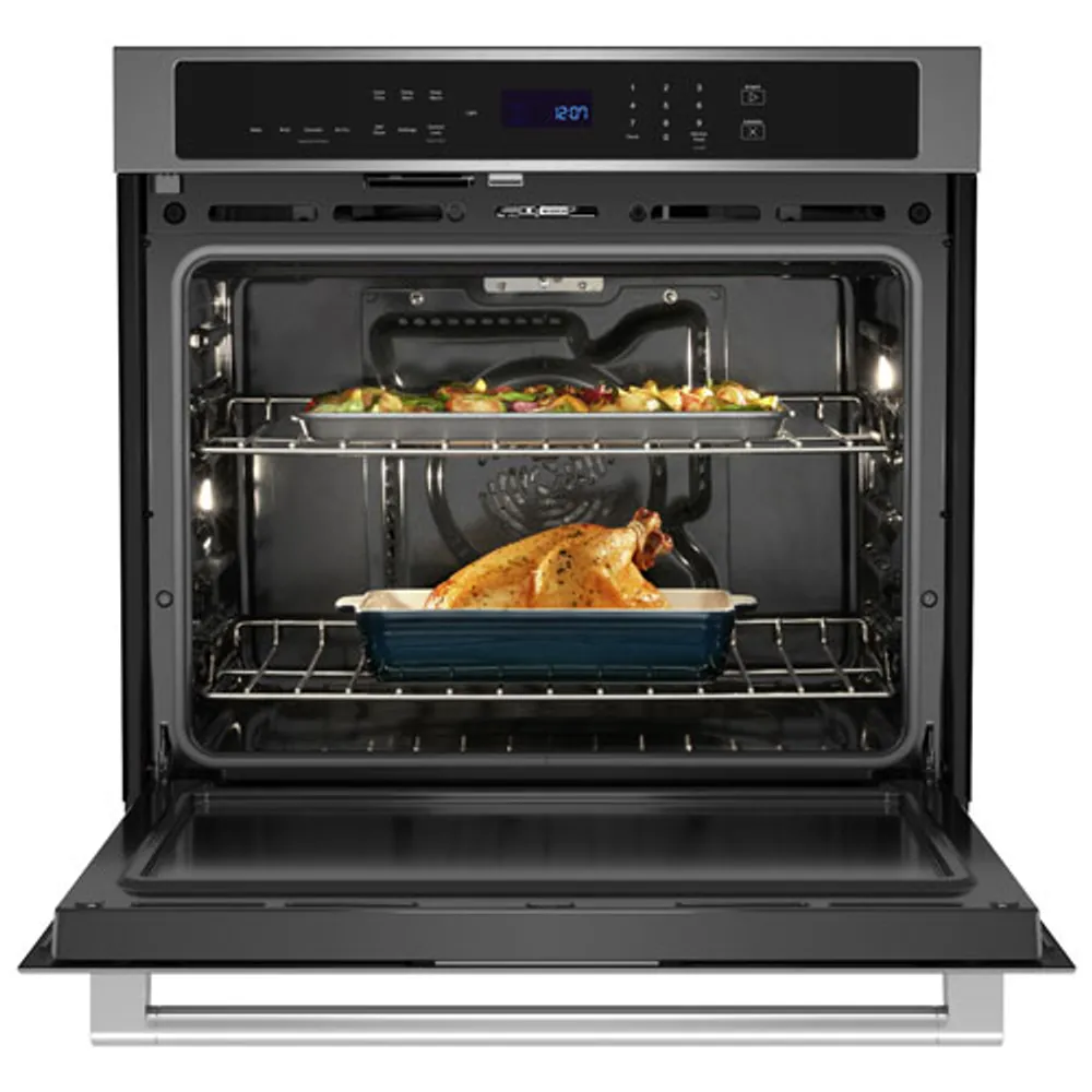 Maytag 30" 5.0 Cu. Ft. True Convection Electric Wall Oven (MOES6030LZ) -Fingerprint Resistant Stainless Steel