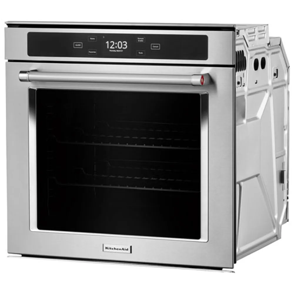 Kitchenaid 23" 2.9 Cu. Ft. True Convection Electric Wall Oven (YKOSC504PPS) - Stainless Steel