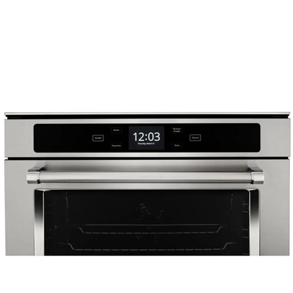 Kitchenaid 23" 2.9 Cu. Ft. True Convection Electric Wall Oven (YKOSC504PPS) - Stainless Steel