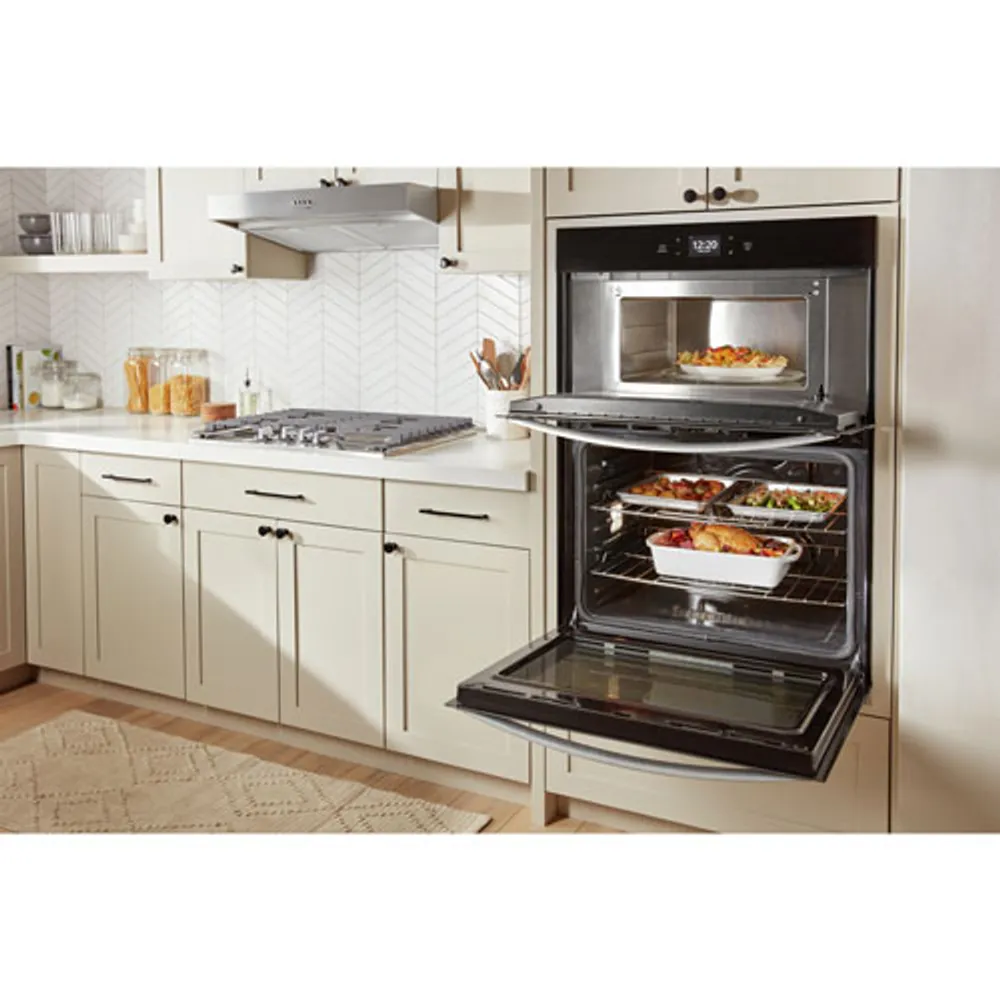 Whirlpool 21" 5.7 Cu. Ft. Combination Electric Wall Oven (WOEC5027LZ) -Fingerprint Resistant Stainless Steel