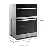 Whirlpool 21" 5.7 Cu. Ft. Combination Electric Wall Oven (WOEC5027LZ) -Fingerprint Resistant Stainless Steel