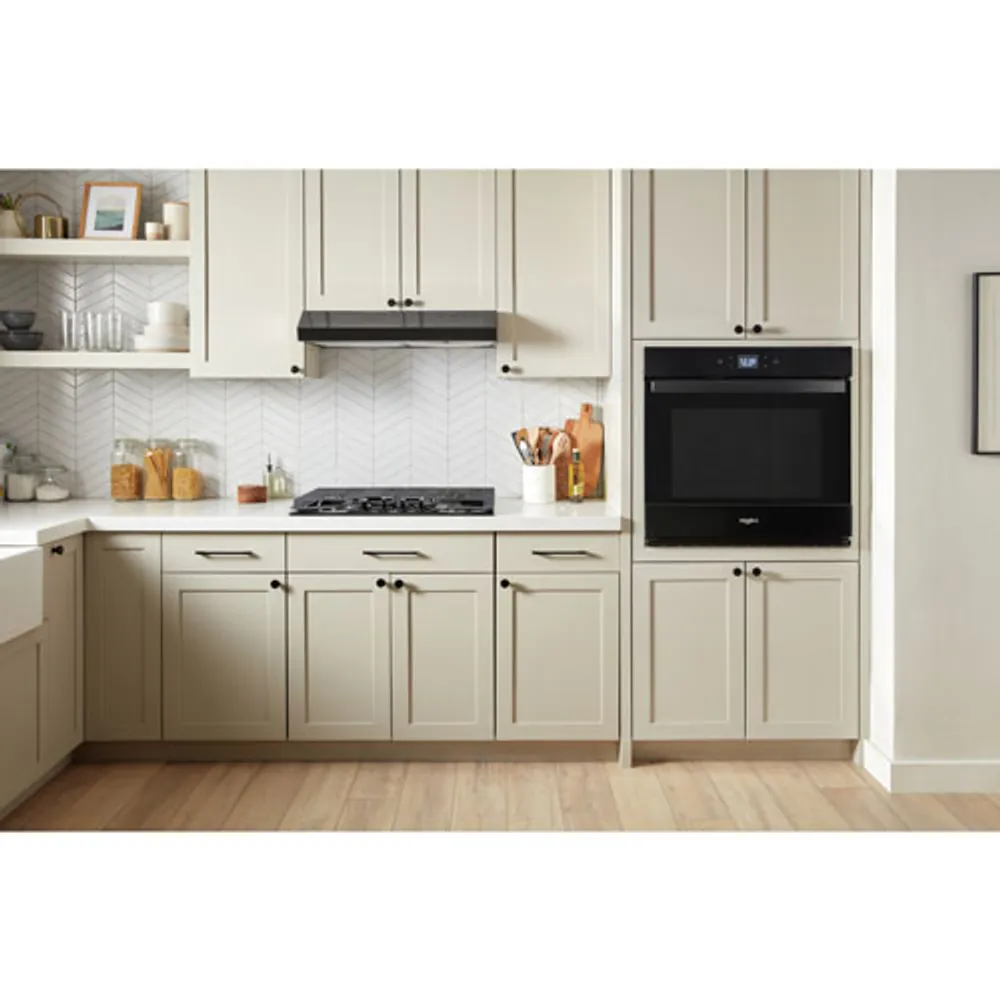 Whirlpool 27" 4.3 Cu. Ft. Self-Clean Electric Wall Oven (WOES5027LB) - Black