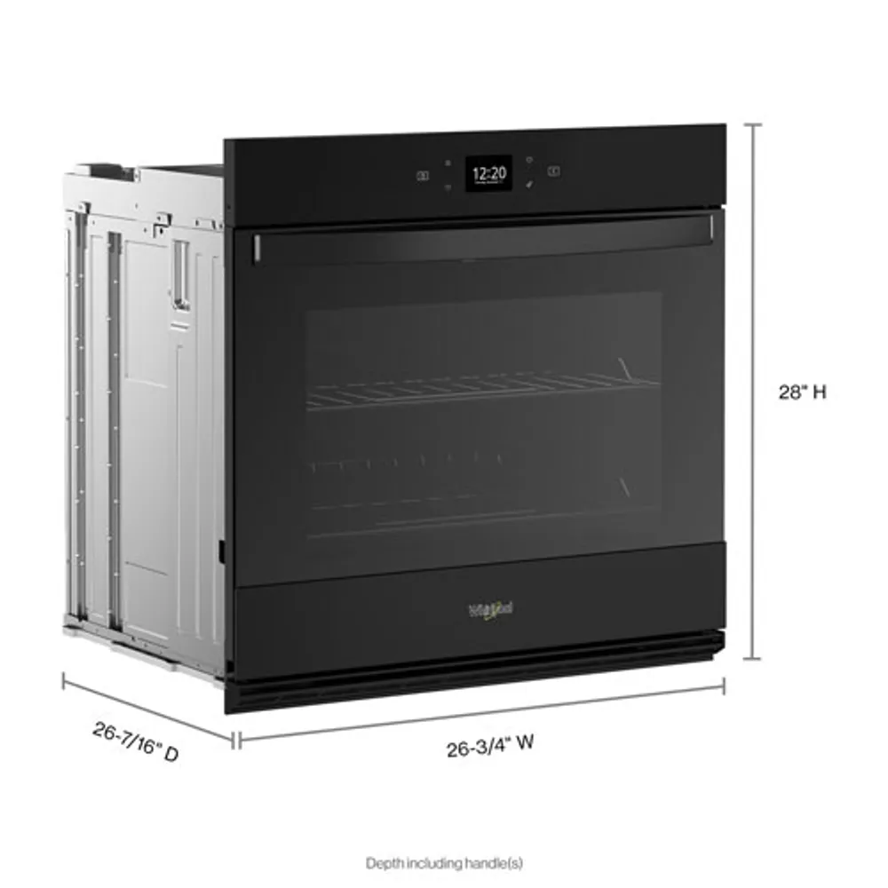 Whirlpool 27" 4.3 Cu. Ft. Self-Clean Electric Wall Oven (WOES5027LB) - Black