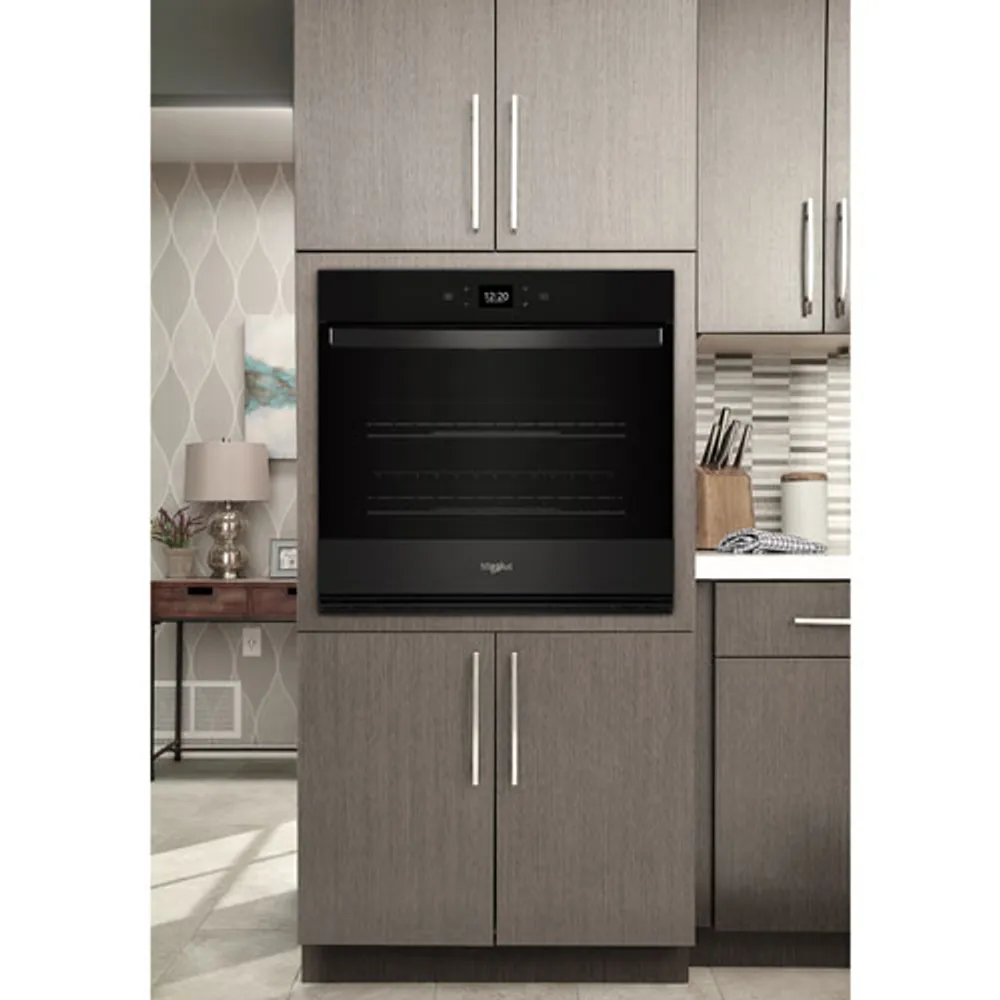 Whirlpool 27" 4.3 Cu. Ft. Self-Clean Electric Wall Oven (WOES5027LB) - Black