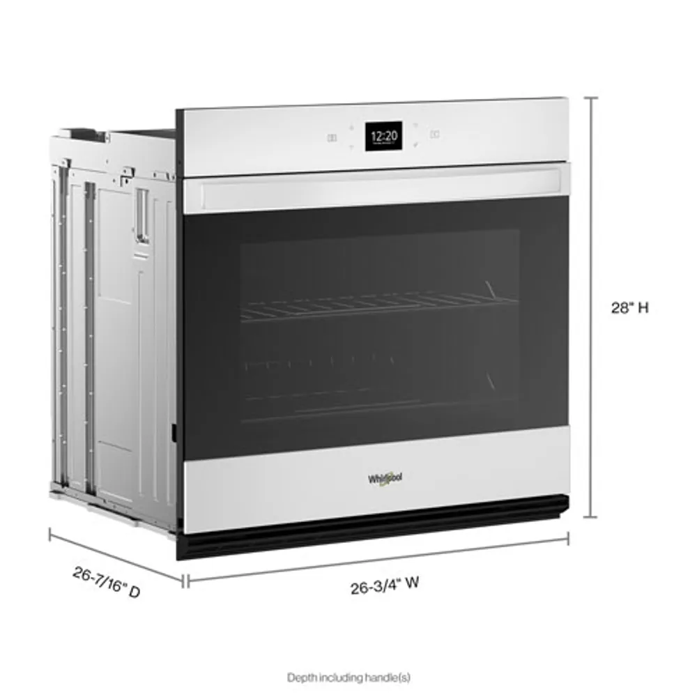 Whirlpool 27" 4.3 Cu. Ft. Self-Clean Electric Wall Oven (WOES5027LW) - White