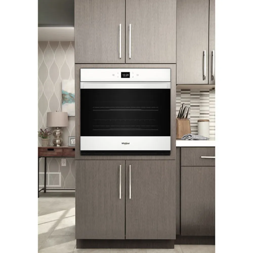 Whirlpool 27" 4.3 Cu. Ft. Self-Clean Electric Wall Oven (WOES5027LW) - White