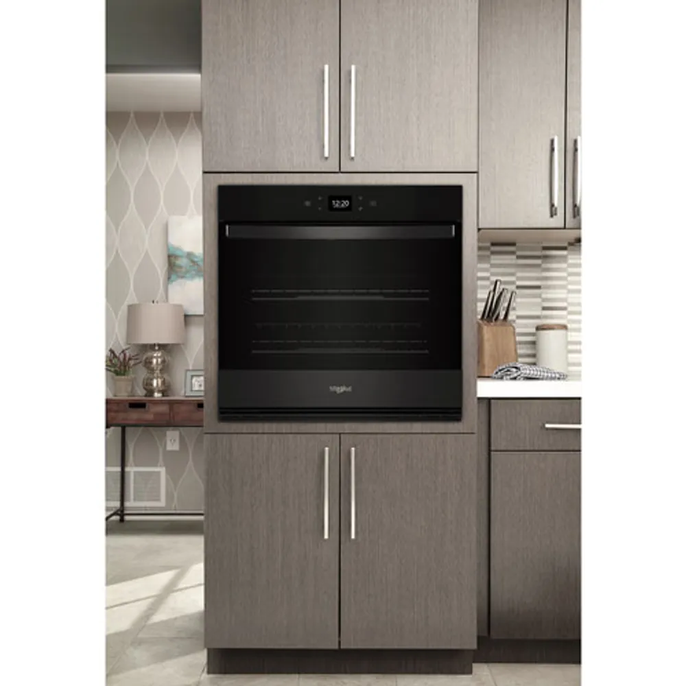 Whirlpool 30" 5.0 Cu. Ft. Self-Clean Electric Wall Oven (WOES5030LB) - Black