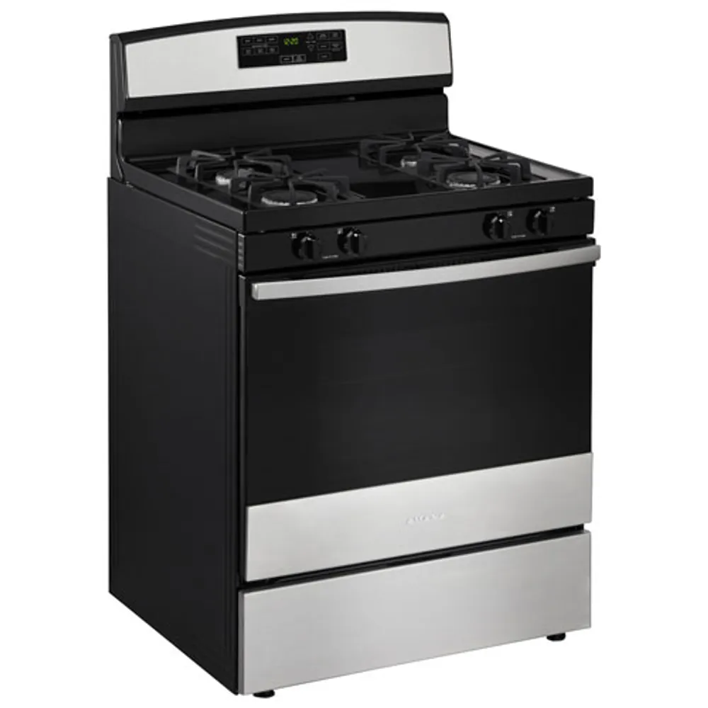 Amana 30" 5.0 Cu. Ft. Self-Clean Freestanding Gas Range (AGR6603SMS) - Stainless Steel