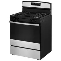 Amana 30" 5.0 Cu. Ft. Self-Clean Freestanding Gas Range (AGR6603SMS) - Stainless Steel