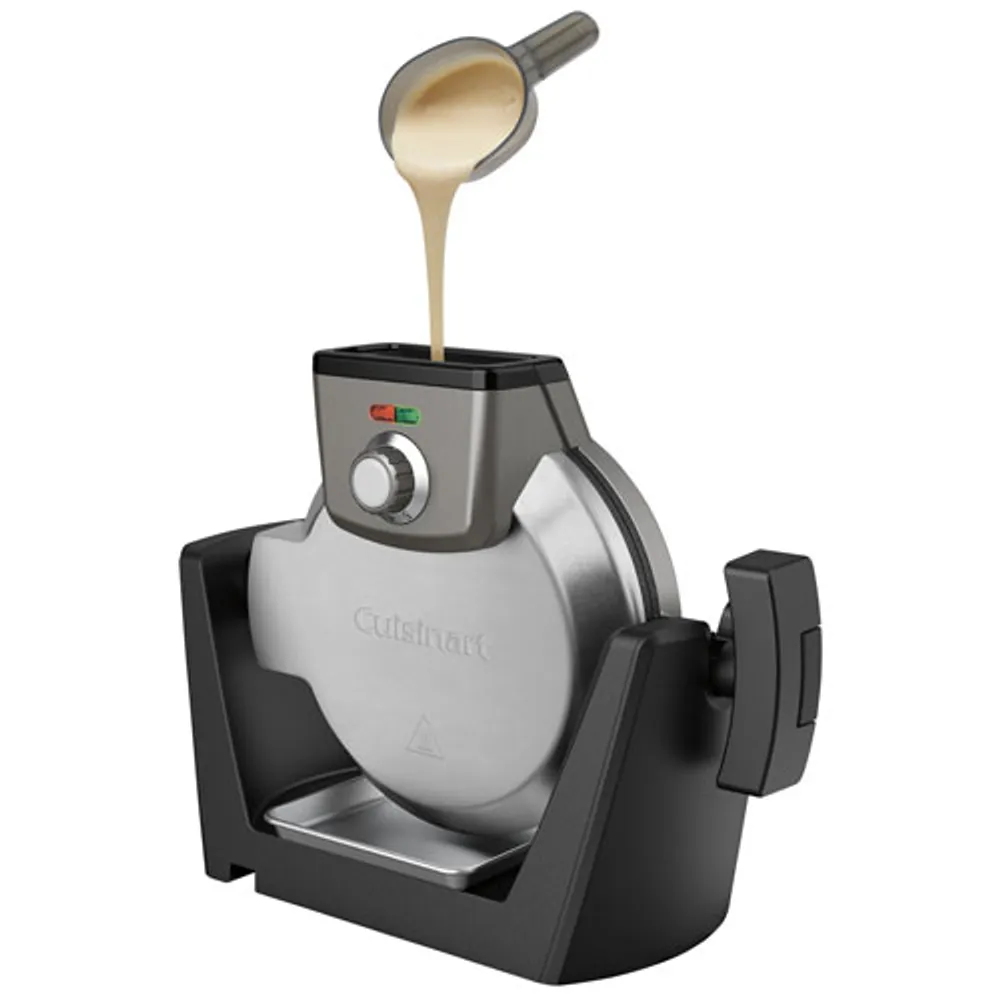  CUISINART 4-Slice Belgian Waffle Maker, Stainless Steel, Silver  - WAF-150C: Home & Kitchen