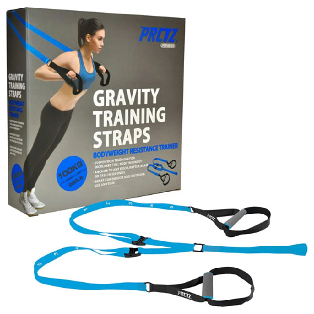 Iron Body Fitness Gravity Trx-Style Training Straps - Blue/Black