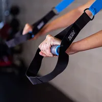 Iron Body Fitness Gravity Trx-Style Training Straps - Blue/Black