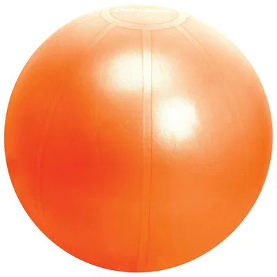 Ballon d'exercice Pro Series avec pompe d'Iron Body Fitness - 75 cm - Orange